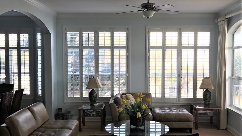 Sacramento family room shutters